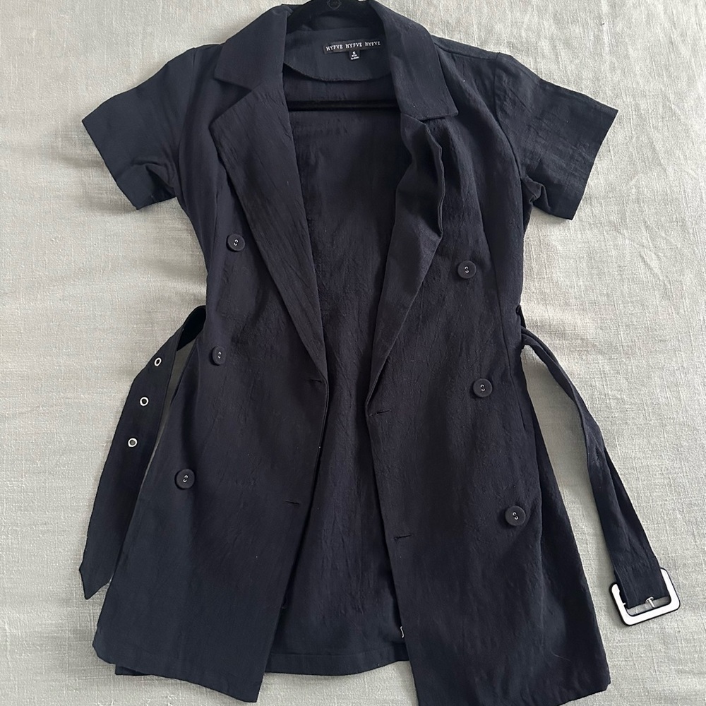 HYFVE Black Short Sleeve Dress